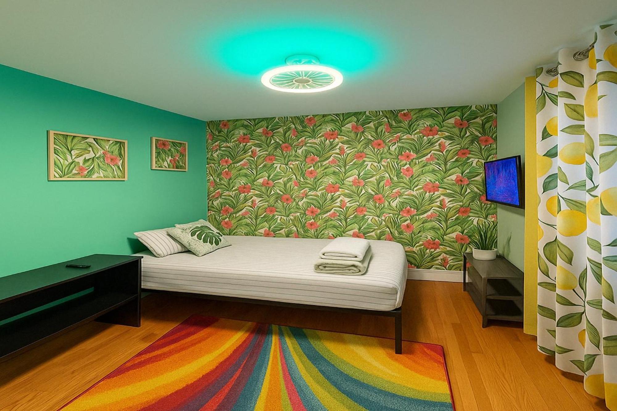 Tropical Comfort Room In Harlem Cozy Stay With Snacks & Style Nueva York Exterior foto